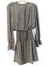 Bishop + Young 100% Polyester Floral Blue White Cocktail Dress Size S - photo 2