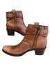 Cole Haan 100% Leather Solid Brown Ankle Boots Size 7 1/2 - photo 2