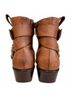 Cole Haan 100% Leather Solid Brown Ankle Boots Size 7 1/2 - photo 10