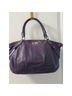 Coach Purple Leather Satchel One size - photo 3