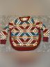 Cotton & Rye Aztec Or Tribal Print Brown Blue Pullover Sweater Size S - photo 3