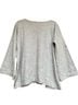 Pure Collection Gray Cashmere Pullover Sweater Size 6 - photo 2