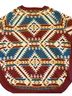 Cotton & Rye Aztec Or Tribal Print Brown Blue Pullover Sweater Size S - photo 2