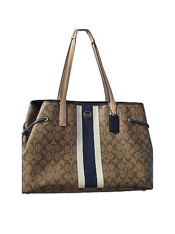 Coach Heritage Stripe Signature Tote Tote (view 1)