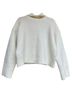 Pilcro White Ivory Tan Turtleneck Sweater Size M - photo 2