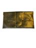 JJ Winters Gold Leather Clutch One size - photo 1
