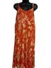 Torrid Floral Orange Casual Dress Size 1X - photo 1