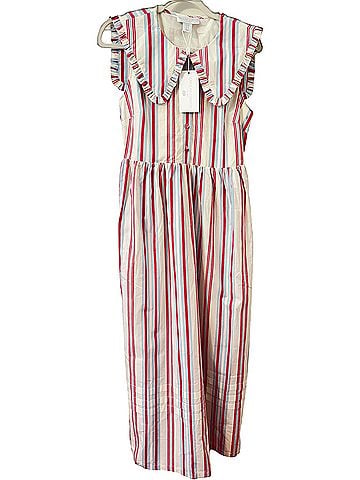 Caroline Constas Damson Madder Josephine Midi Dress Casual Dress (view 1)