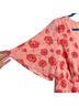 Torrid 100% Polyester Floral Pink Orange Casual Dress Size 12 - photo 4