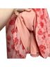 Torrid 100% Polyester Floral Pink Orange Casual Dress Size 12 - photo 7