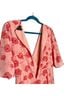 Torrid 100% Polyester Floral Pink Orange Casual Dress Size 12 - photo 9