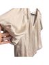 Astr 100% Polyester 100% Polyester Tan Short Sleeve Blouse Size M - photo 6