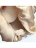 Astr 100% Polyester 100% Polyester Tan Short Sleeve Blouse Size M - photo 5