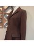 Ralph Lauren Collection Brown Coat Size 6 - photo 5