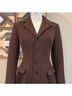 Ralph Lauren Collection Brown Coat Size 6 - photo 3