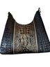 Brahmin Black Gold Leather Hobo One size - photo 1
