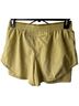 Nike 100% Polyester 84% Recycled Polyester 16% Spandex 100% Recycled Polyester Solid Yellow Athletic Shorts Size M - photo 2