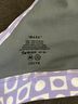 Jolyn 100% Polyester 100% Polyester Graphic Purple Swimsuit Top Size M - photo 3