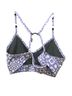 Jolyn 100% Polyester 100% Polyester Graphic Purple Swimsuit Top Size M - photo 2
