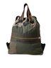 Dolce & Gabbana Basic 100% Canvas Solid Multi Color Military Green Patchwork Rucksack Backpack Men's Bag One size - photo 1