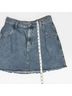 Free People 100% Cotton Solid Blue Active Skirt Size 29 waist - photo 5