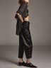 Anthropologie 100% Viscose 100% Polyurethane Black Cargo Pants Size 16 - photo 4