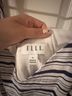 Elle Stripes White Blue Jumpsuit Size XL - photo 3