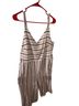 Elle Stripes White Blue Jumpsuit Size XL - photo 2