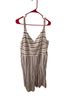 Elle Stripes White Blue Jumpsuit Size XL - photo 1