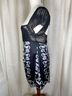 Bebe Black Silver Cocktail Dress Size M - photo 5
