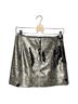 Free People Camo Black Green Casual Skirt Size 4 - photo 2
