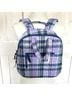 Vera Bradley 100% Cotton Plaid Purple Backpack One size - photo 3