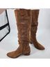 Steve Madden 100% Leather Brown Boots Size 10 - photo 4