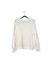 Ann Taylor LOFT 100% Cotton White Sweatshirt Size L - photo 2