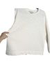 Ann Taylor LOFT 100% Cotton White Sweatshirt Size L - photo 12