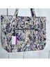 Vera Bradley 100% Polyester Paisley Blue Orange Tote One size - photo 5