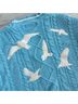 Taylor Swift Solid Graphic Blue White Cardigan Size L - photo 6