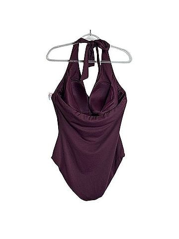 SPANX Pique Shaping Halter One Piece Swimsuit (view 2)