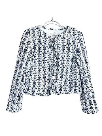 Caroline Constas Quilted Tie-Front Jacket Jacket (view 1)