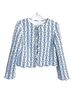 Caroline Constas Floral Blue White Jacket Size M - photo 1