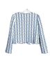 Caroline Constas Floral Blue White Jacket Size M - photo 2
