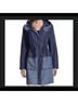 Elie Tahari 100% Cotton 100% Polyester Color Block Blue Jacket Size M - photo 4