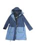 Elie Tahari 100% Cotton 100% Polyester Color Block Blue Jacket Size M - photo 1