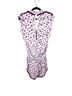 Poupette St. Barth Floral Burgundy White Romper Size XS - photo 7