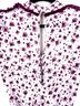 Poupette St. Barth Floral Burgundy White Romper Size XS - photo 12