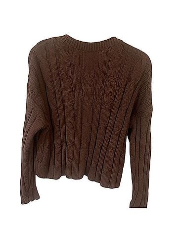 Madewell Cable-Knit V-Neck Crop Sweater Sweater Vest (view 2)