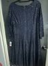 SLNY Blue Cocktail Dress Size 16 - photo 4