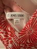 Jones Studio Floral Red Casual Dress Size 14 - photo 3