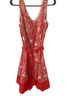 Jones Studio Floral Red Casual Dress Size 14 - photo 1