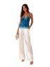 Gold Hawk 100% Silk Blue Tank Top Size M - photo 1